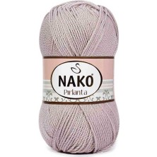 Nako Pırlanta (5 Adet) 3079 Pembeli Gri Renk El Örgü Ipliği