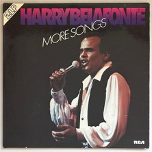 RCA Harry Belafonte More Songs Çift Lp Plak (Orjnal 1977 Dönem Alman Baskı)