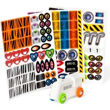 Popüler Sepet Sticker Yapıştırmalı Tren 33979