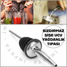 İnfeta 1 Adet Sızdırmaz Şişe Tıpası Yağdanlık Ucu Tüm Şişelere Uyumlu Servis Başlığı Yağdanlık Tıpası