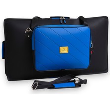 Pıoner Xdj-Rr Setup Için Uyumlu Çanta Soft Case Kılıf. Siyah Mavi.