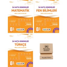 Okyanus Yayınları Okyanus Lgs 8. Sınıf Classmate Matematik Fen ve Türkçe 36 Hafta Deneme 3lü Set+ Telefon Standı