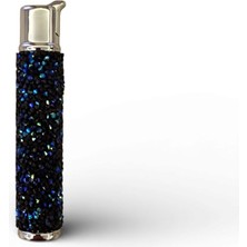 Hedea Swarovski Taşlı Çakmak Lacivert