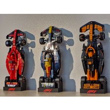 DIGIARTISAN3D F1 LEGO Speed Champions Dikey Sergileme Standı - tekli fiyatıdır. Araç Dahil Değildir.