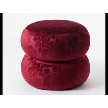 Go Concept Ba'al Kadife  Damask Puf/ Yan Koltuk