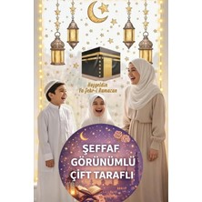 Kt Grup Ramazan Ayı Temalı Çift Taraflı Cam Duvar Süsleri Hoşgeldin Ramazan Sticker Seti