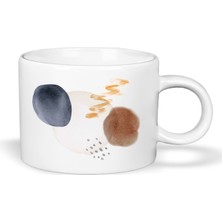 Mio Life El Yapımı Watercolor Abstract Serisi Fincan Kupa - Bardak - Fincan 150 ml