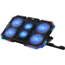 Classone Mila Serisi M6 R-Type 15-17 Inch Uyumlu 2200 Rpm, Rgb Işıklı, 6 Fan, Telefon Stand, 2 USB N