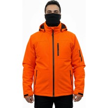 Mysia Outdoor Turuncu Soft Shell Mont Çift Kat Polarlı