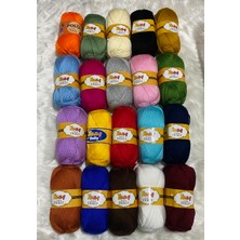 Tunç Patik Ipi 20 Adet  Karışık Renkli Set  Dolly