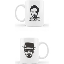 Mio Life 2'li Hediyelik Özel Walter White ve Pinkman Baskılı Hediyelik Kupa Mug