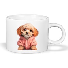 Mio Life El Yapımı Jungle Animal Fincan Kupa - Bardak Köpek (1 Adet) 150 ml