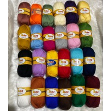 Tunç Patik Ipi  24 Adet  Karışık  Renk  Seti  Dolly