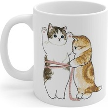 Mio Life Arkadaş Kediler Mug Kupa