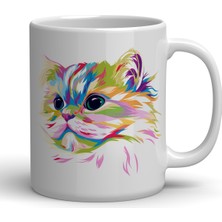 Mio Life Kedi Baskılı Kupa