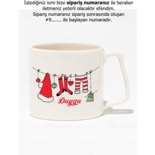 Mio Life Yılbaşı Kişiye Özel Merry Christmas Hediyelik Lüks Kupa Bardak