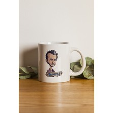 Mio Life Porselen - Mecnun - Neemiş Motto Kupa Bardak- Makinede Yıkanabilir