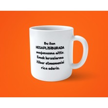 Mio Life Kişiye Özel B Baş Harfli Isimli Mor Çerçeveli Beyaz