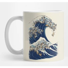 Mio Life Büyük Kedi Dalgası Kupa Bardak