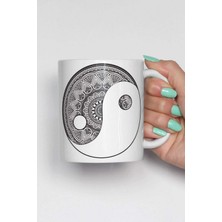 Mio Life Ying Yang Mandala Tasarım Hediyelik Kupa
