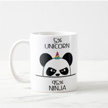 Mio Life Ninja Unicorn Baskılı Porselen Kupa