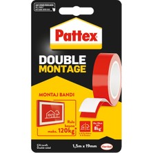 Pattex Double Montaj Bandı, 120KG