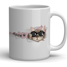 Mio Life Kedi Baskılı Kupa