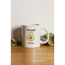 Mio Life Seramik - Avakado - Canım Kendim Motto Kupa Bardak