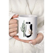 Mio Life Ü Harf Baskılı Tropikal Koleksiyon Kupa Bardak