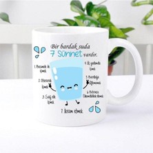 Mio Life Bir Bardak Suda 7 Sünnet Vardır Yazılı Kupa Bardak