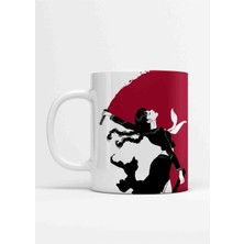 Mio Life Samuray Kız Desenli Kupa Bardak