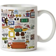 Mio Life Friends Central Perk Porselen Kupa Bardak