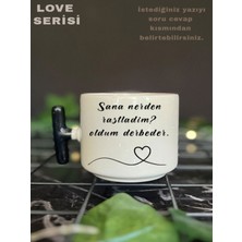 Mio Life Sevgililer Günü Kupa Bardak, Kişiye Özel Hediyelik Kupa Bardak ve Takımı, Doğum Günü Hediyesi Bardak