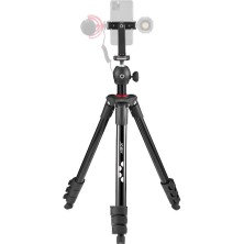 Joby Kompakt Işık Kiti, Kamera/akıllı Telefon Tripodu, Küre Başlıklı, Evrensel Akıllı Telefon Kelepç