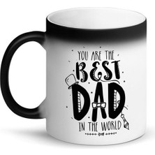 Mio Life You Are The Best Dad In The World Baskılı Sihirli Kupa
