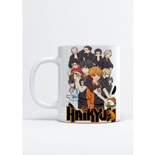 Mio Life Haikyuu Karasuno Hinata Anime Baskılı Porselen Kupa Bardak