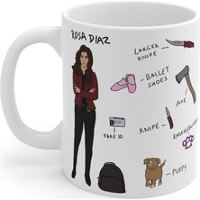 Mio Life Brooklyn 99 Rosa Backpack Baskılı Kupa Bardak