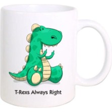 Mio Life T-Rex Dinozor Baskılı Kupa Bardak