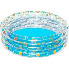 150 x 53 cm Üç Bölmeli Desenli Kutulu Havuz 51045