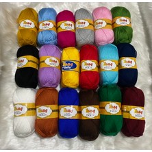 Tunç Patik Ipi  18 Adet  Karışık Renk  Seti  Dolly