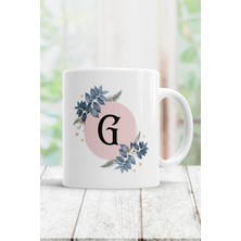 Mio Life Beyaz G Harfi Baskılı Kupa Bardak