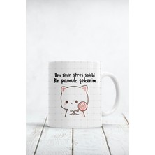 Mio Life Sinir Stres Sahibi Bir Pamuk Şekerim Baskılı Kupa Bardak