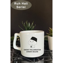 Mio Life Ruh Hali Serisi Komik Yazılı Tasarım Bardak, Kupa Bardak