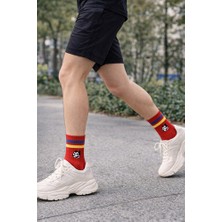 Worthy Socks Unisex Sevimli Karekterli Kolej Çorap 2'li Paket