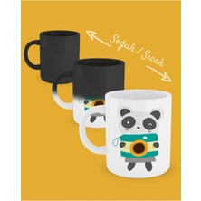 Mio Life Fotoğrafçı Panda Sihirli Kupa Bardak
