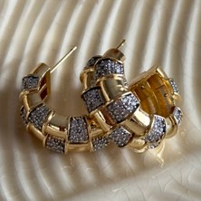 Jiwi Premium Çift Renkli Küpe