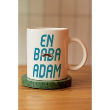 Mio Life En Baba Adam Baskılı Seramik Kahve Çay Kupası