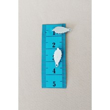 Royaleks Oya Abiye Bileklik Kolye Pleksi Metalik Plastik Pul Gümüş Renk 24 Gram 210 Adet - BNC572