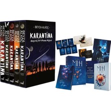 İndigo Kitap Karantina Serisi Seti-5 Kitap Takım- Ciltli Kutulu ve Mıh 1 Kör Talih Hediyeli Kutu