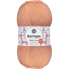 Kartopu 1 Adet Baby One Tüylenmeyen El Örgü Ipi Yünü Yavruağzı K253